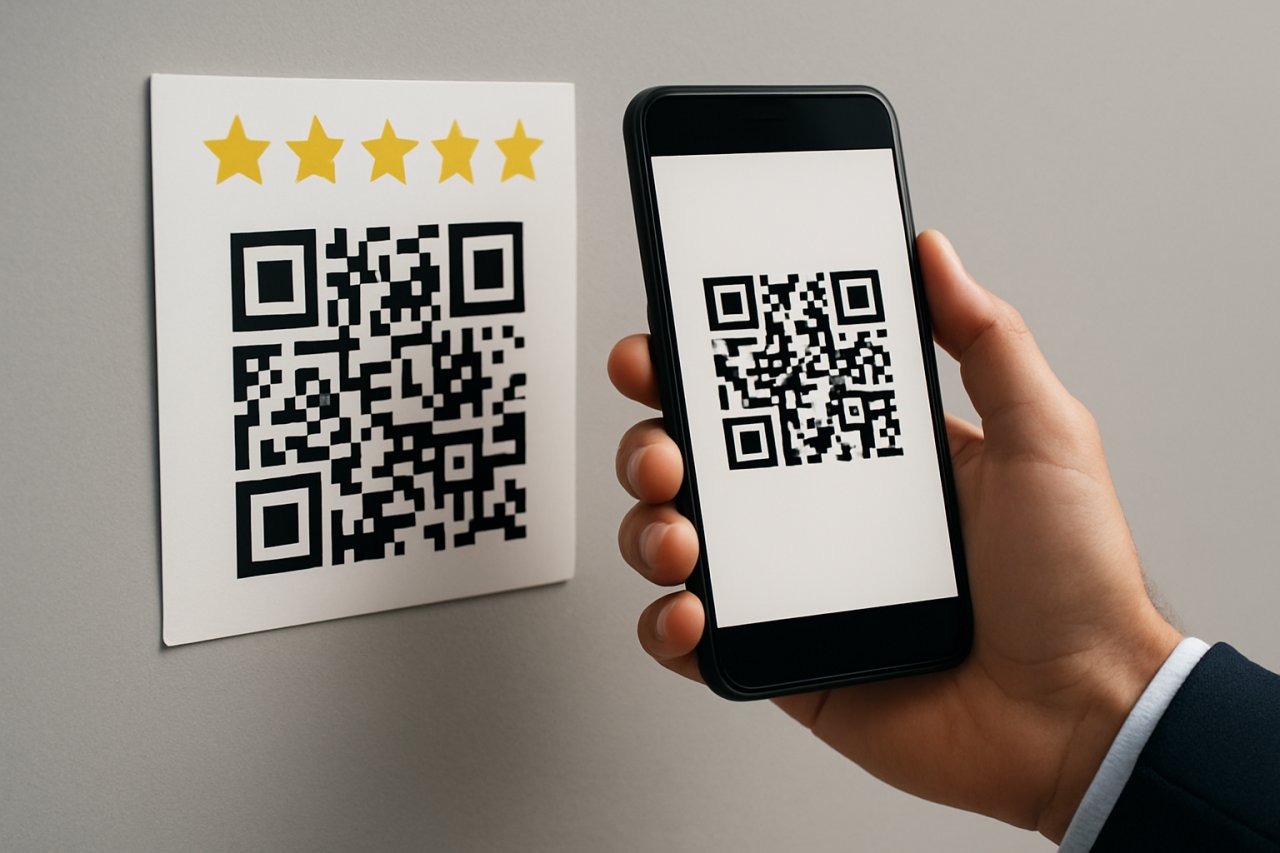 Bewertungen sammeln mit QR-Codes