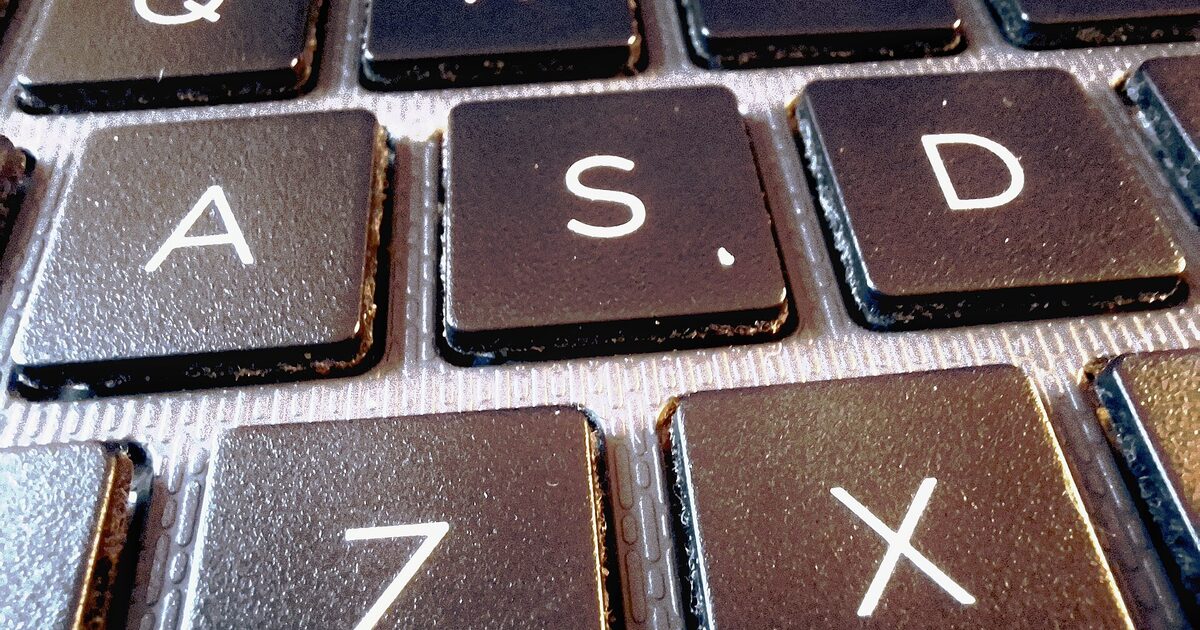 Computertastatur-Nahaufnahme