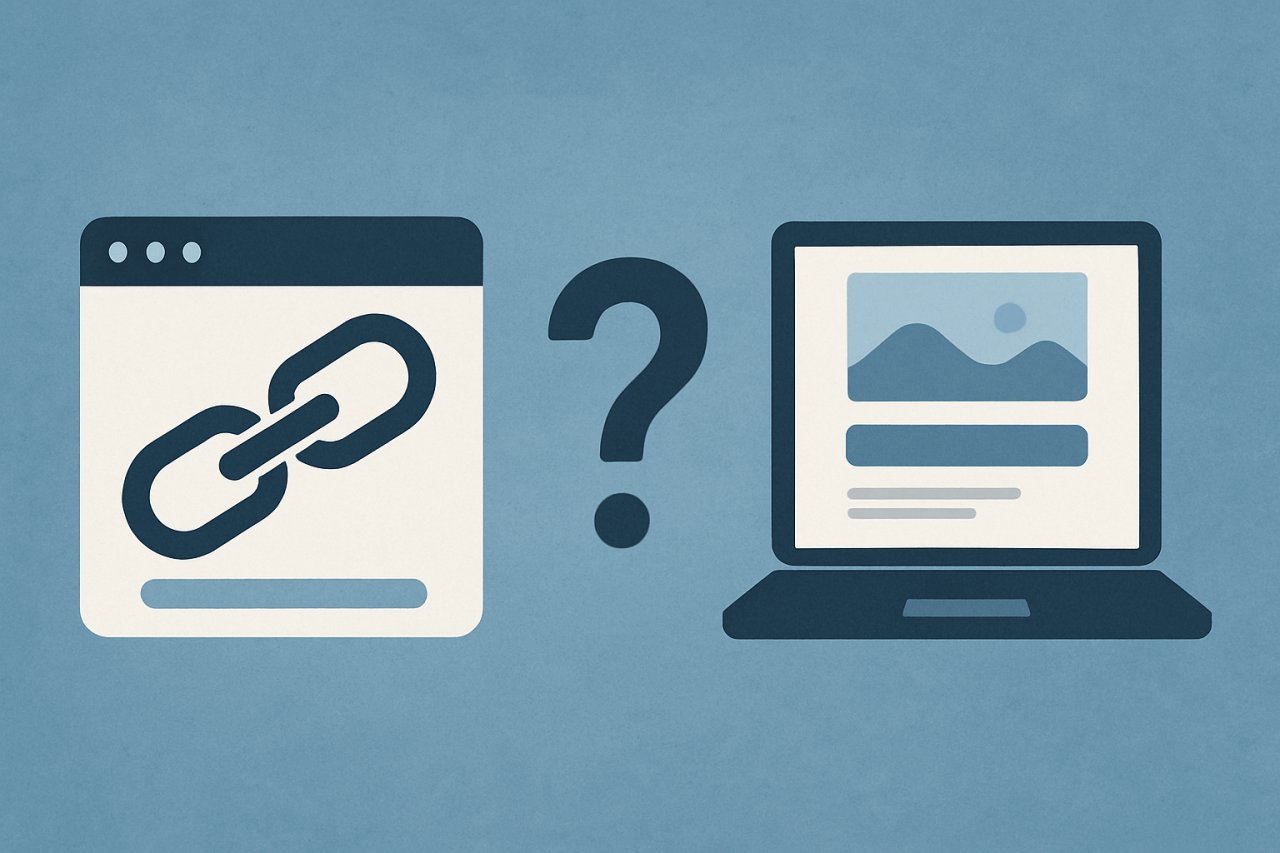 Kurzlinks vs. Landingpages: Was brauchst du?