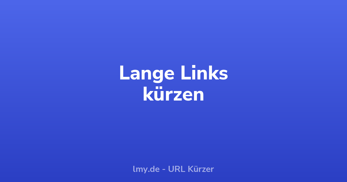 Warum lange Links im Marketing schaden