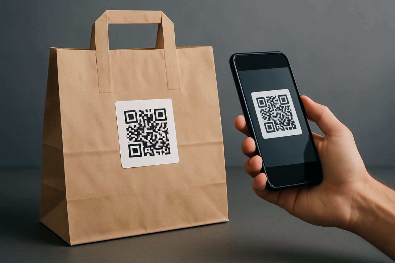QR-Code auf dem Lieferservice-Beutel: Vorteile und Einsatz