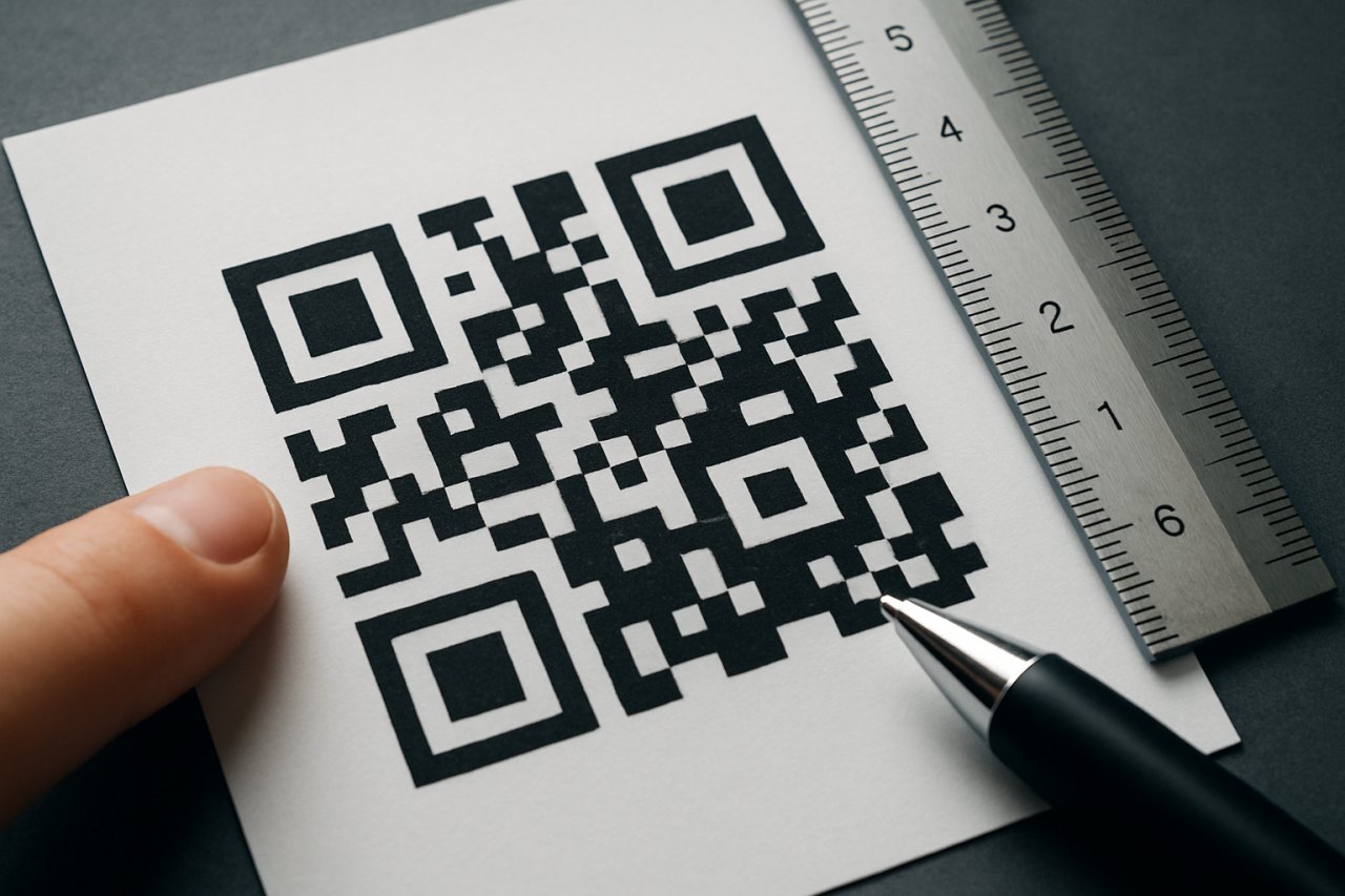 QR-Code richtig drucken: Größe, Kontrast und Platzierung