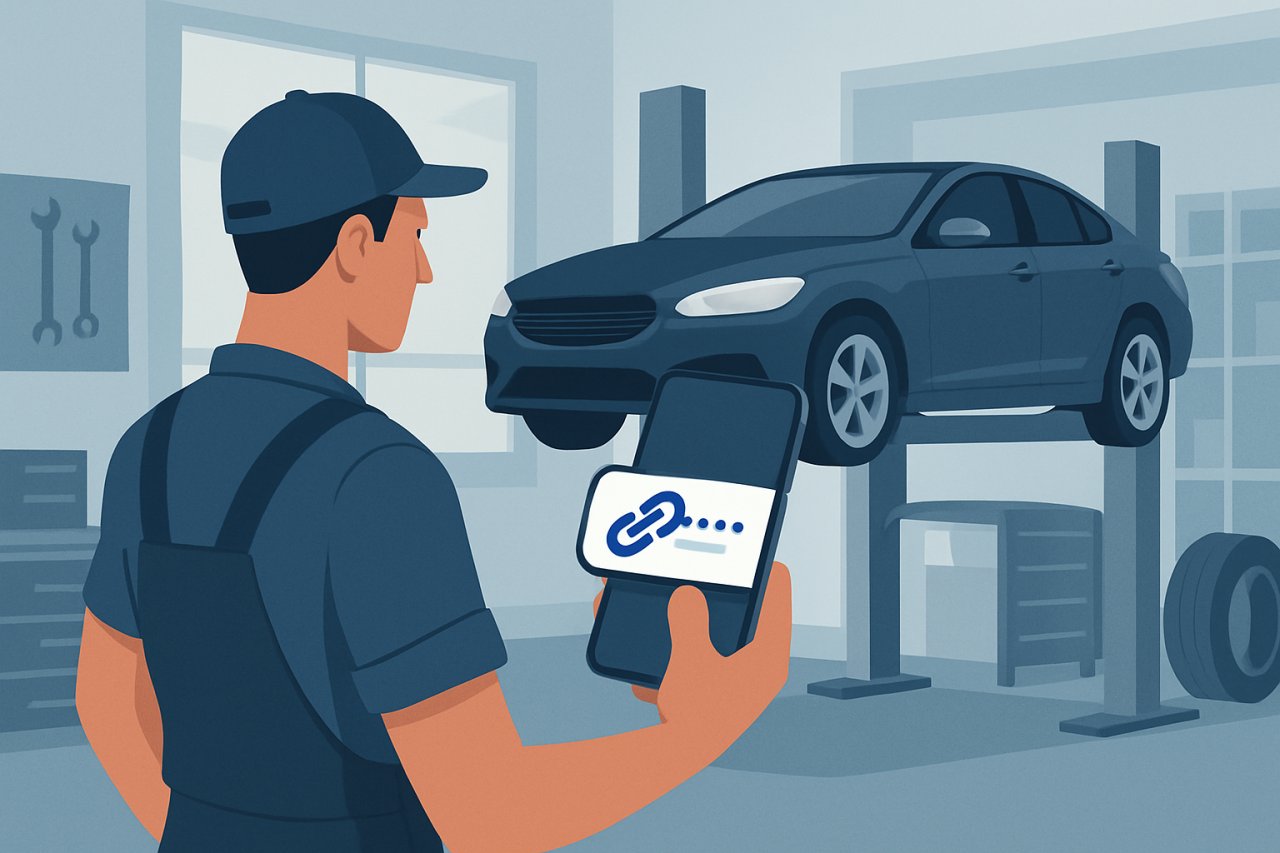 Using Short Links for Auto Repair Shop Bookings