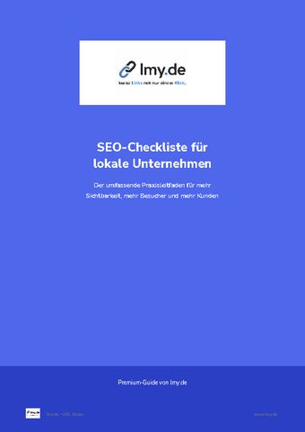 SEO checklist for local businesses